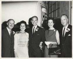 Left to Right: Joseph Mailman, Lena Wilentz,<br /> Leon Hess, Norma Hess, John Walstrom<br />Photo Credit: Richie Productions Inc.